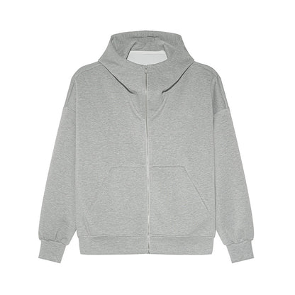 Zipper Hoodie & Wide Leg Sweatpants Setup WN24930