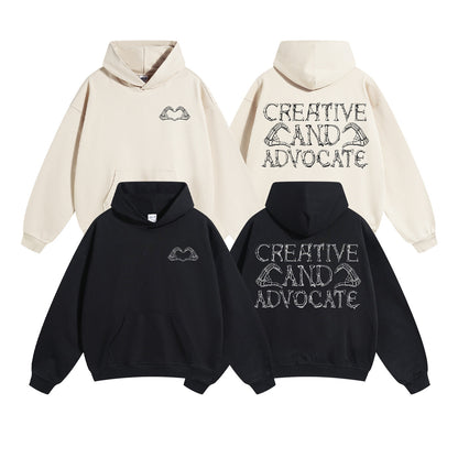 Print Oversize Pullover Hoodie WN9993