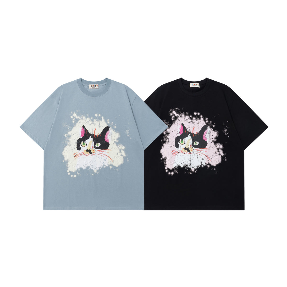 Cartoon Print Short Sleeve T-Shirt WN26777
