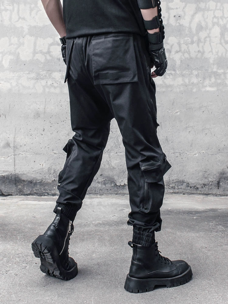 Functional Multi-Pocket Cuffed Cargo Pants WN22441