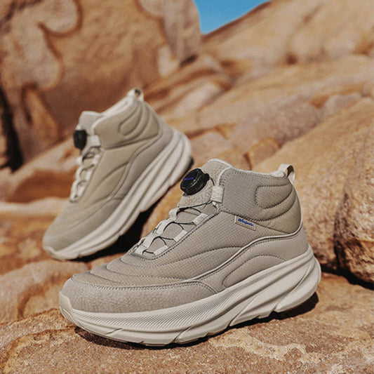 High-Top Panel Platform Sneakers WN23369