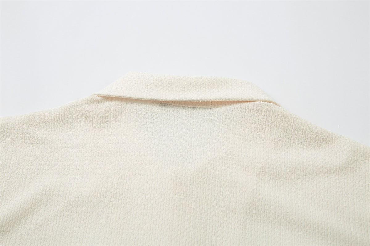 Textured Pocket Short Sleeve Shirt WN26823