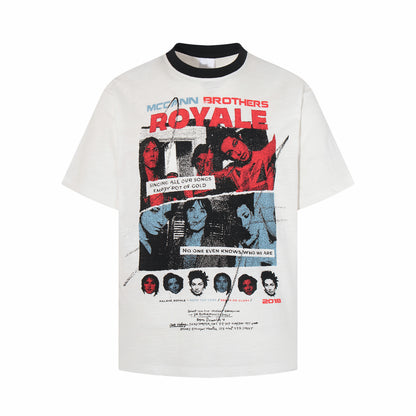 Oversize Vintage Rock Graphic T-Shirt WN24433
