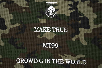 Camouflage Letter Graphic Long Sleeve T-Shirt WN27960
