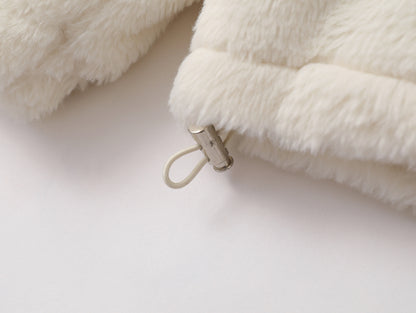 Three-Stripe Sherpa Zipper Jacket WN11194