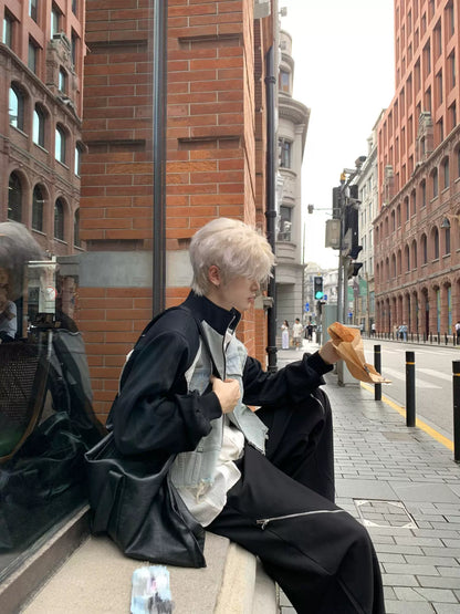 Denim Mix Damage Jacket WN19773