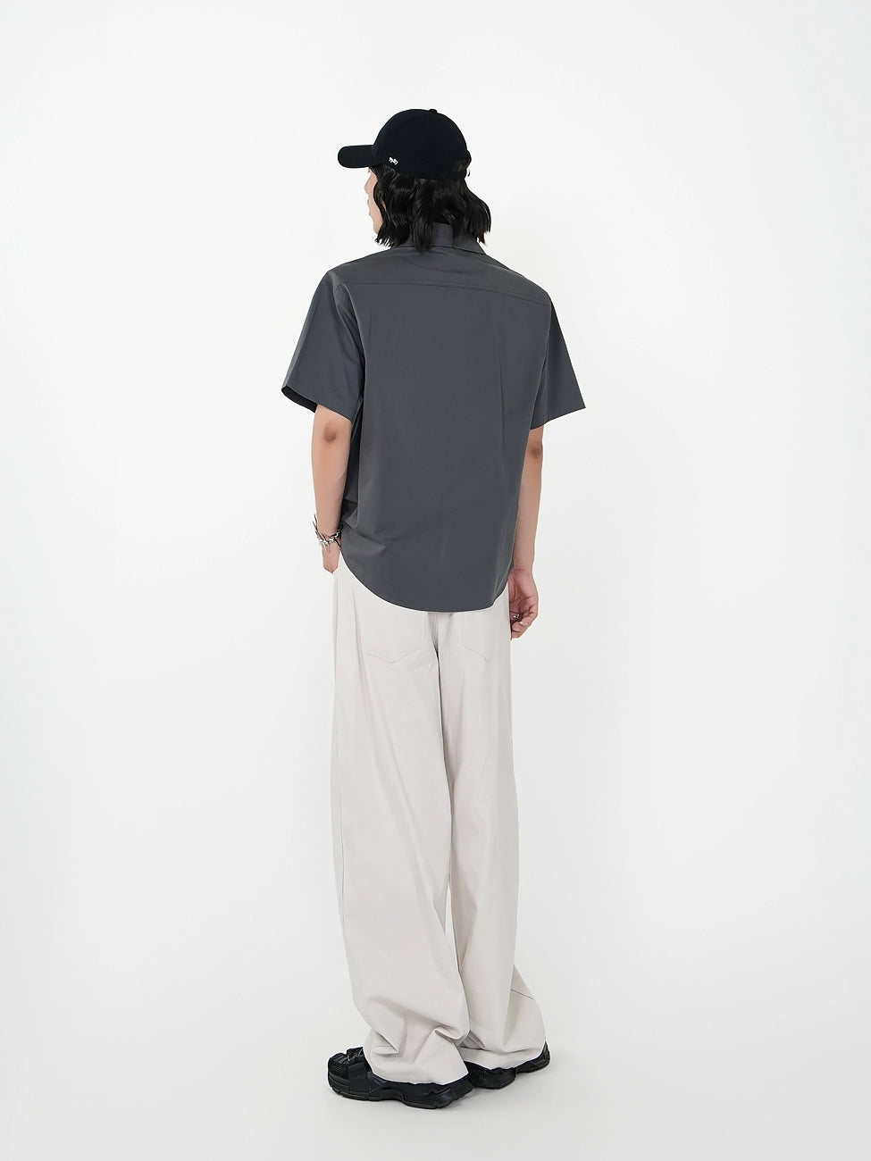 Metal Detail Short Sleeve Shirt WN17391