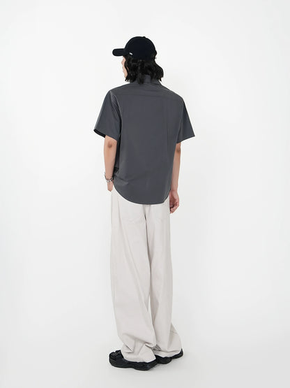 Metal Detail Short Sleeve Shirt WN17391