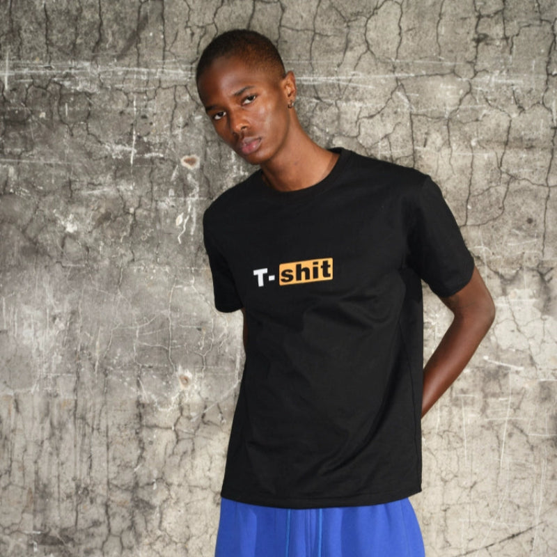 Letter Print Short Sleeve T-Shirt WN21311