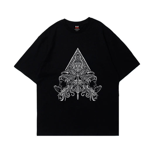 Graphic Design Oversize Short Sleeve T-Shirt WN16606