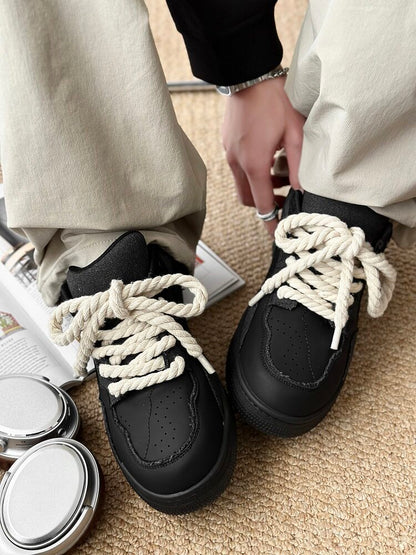 Rope Lace Platform Sneakers WN24525
