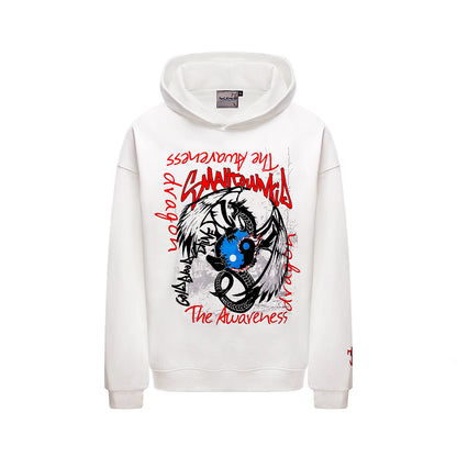 Dragon Graphic Print Pullover Hoodie WN11952