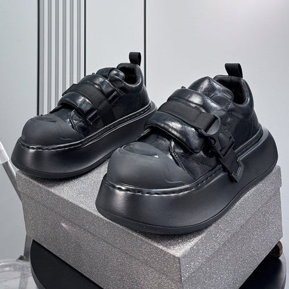 Strap Buckle Platform Thick Sole Sneakers WN24647