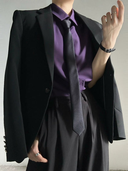 Plain Short Sleeve Shirt WN19634