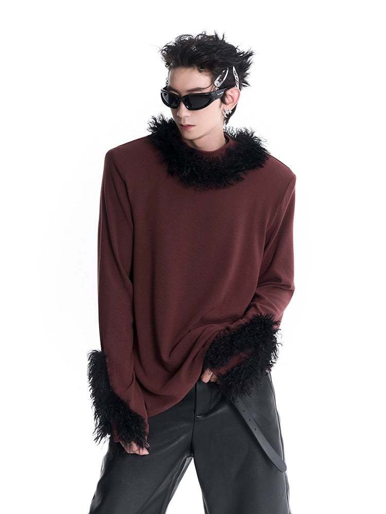 Furry Design Long Sleeve T-Shirt WN8097