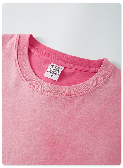 Washed Oversize Short-sleeve T-shirt WN6443