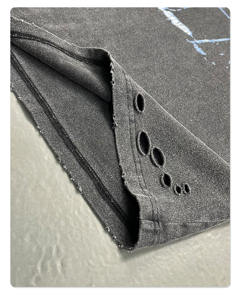 Digital Print Oversize Short Sleeve T-Shirt WN16251