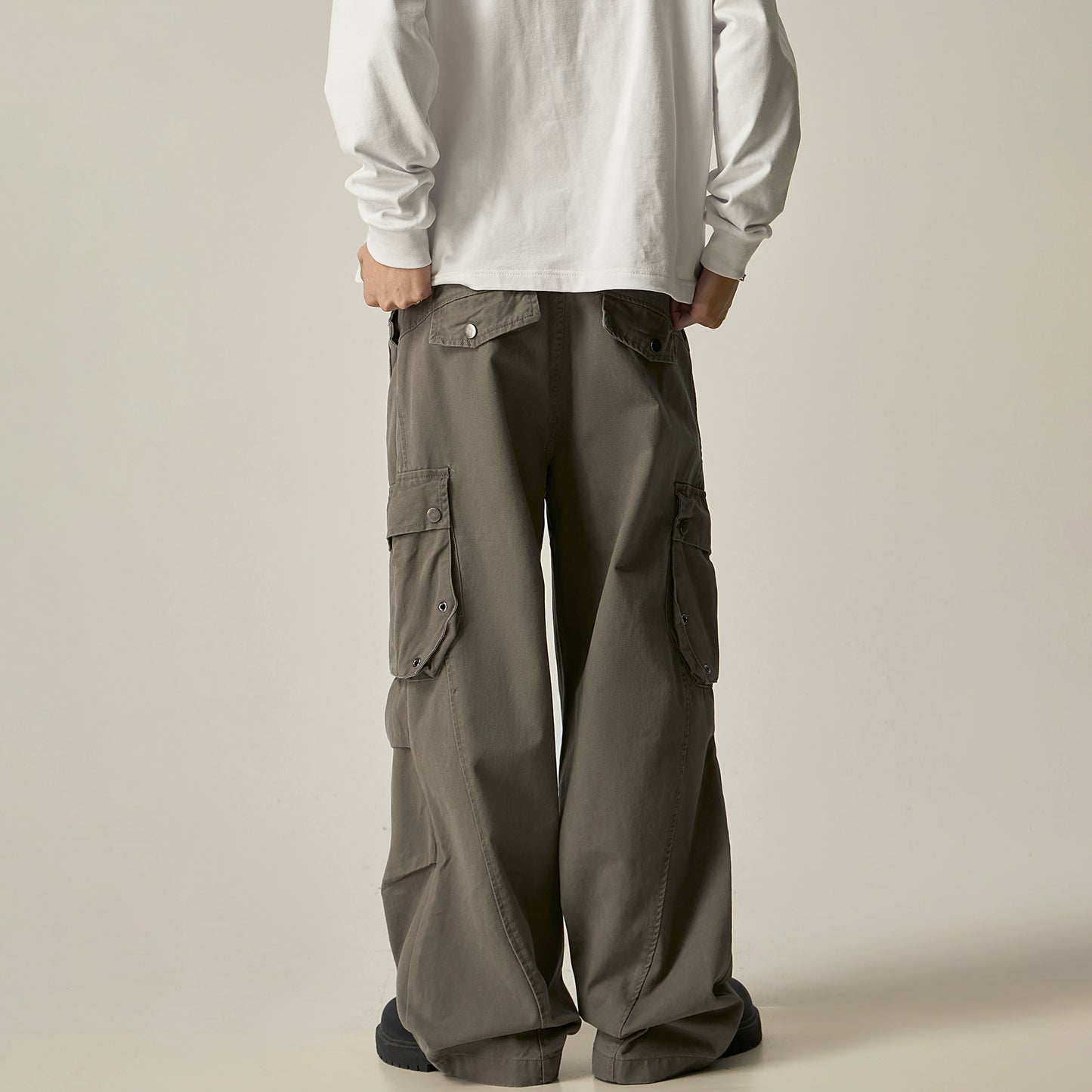 Wide Leg Cargo Pants WN8973