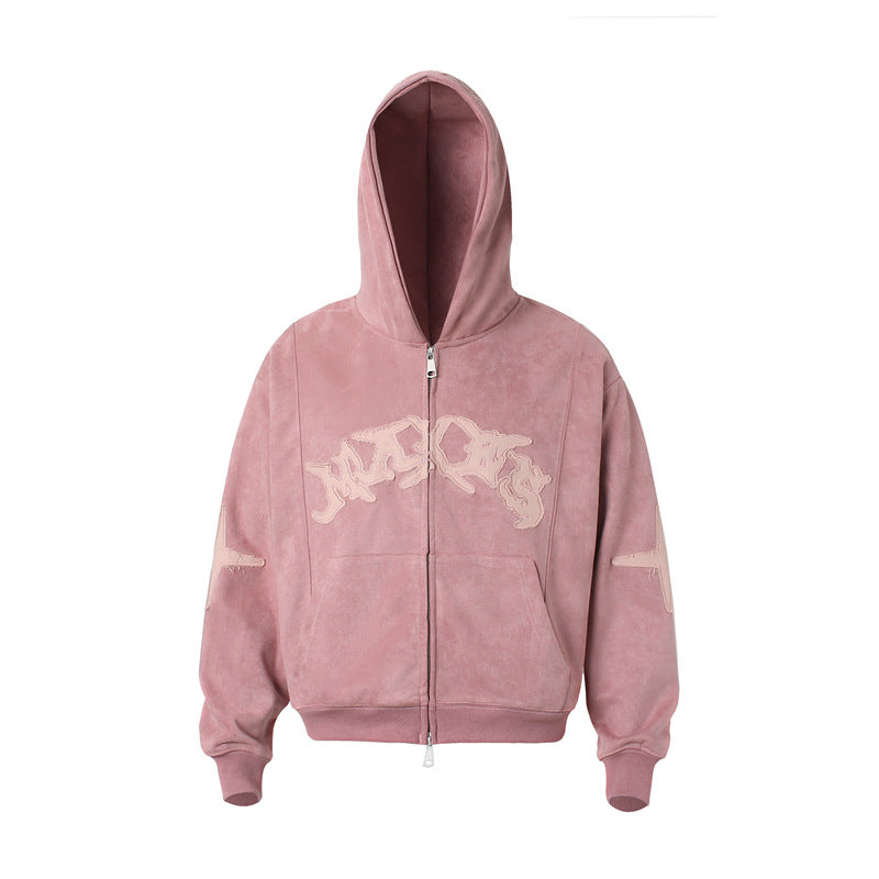 Double Zipper Sueded Hooded Short Jacket WN11232 – WONDER NOAH