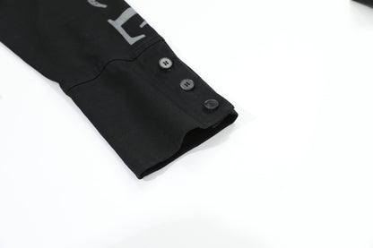 Washed Gradient Oversize Long Sleeve T-Shirt WN14022