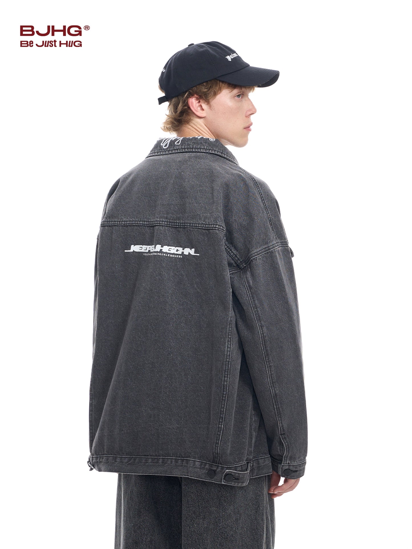 Washed Oversize Denim Jacket WN9752