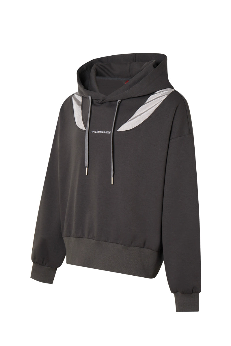 Contrast Color Pullover Hoodie WN9036