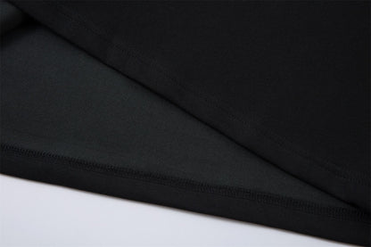 Heavyweight Air Layer Patchwork Oversize Short Sleeve T-Shirt WN26905