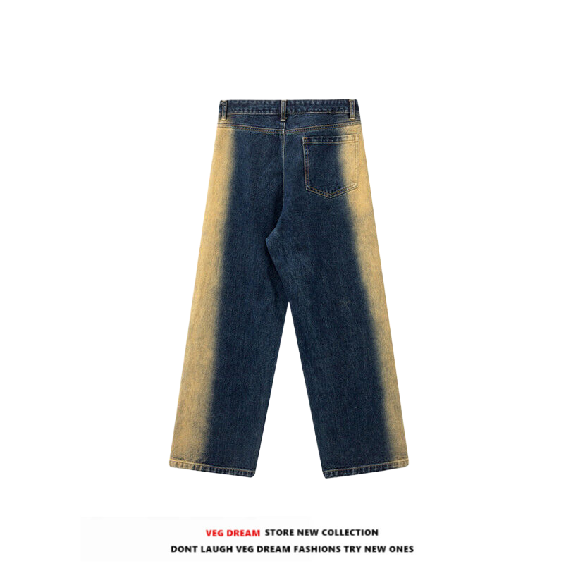 Washed Wide-leg Denim Jeans WN5583