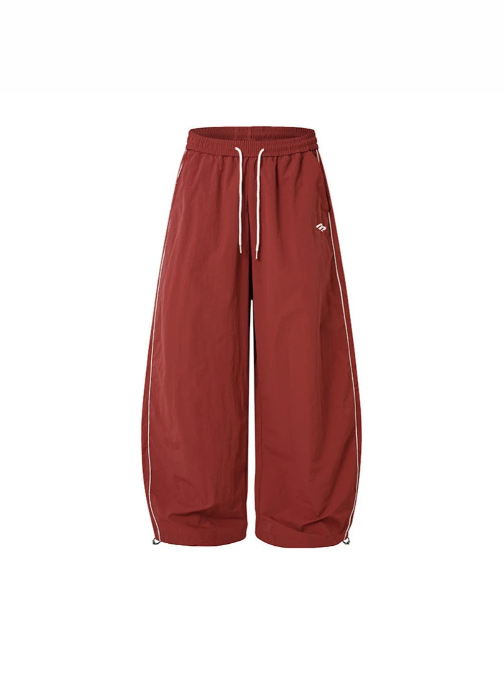 Drawstring Side Stripe Wide Leg Sporty Pants WN27792