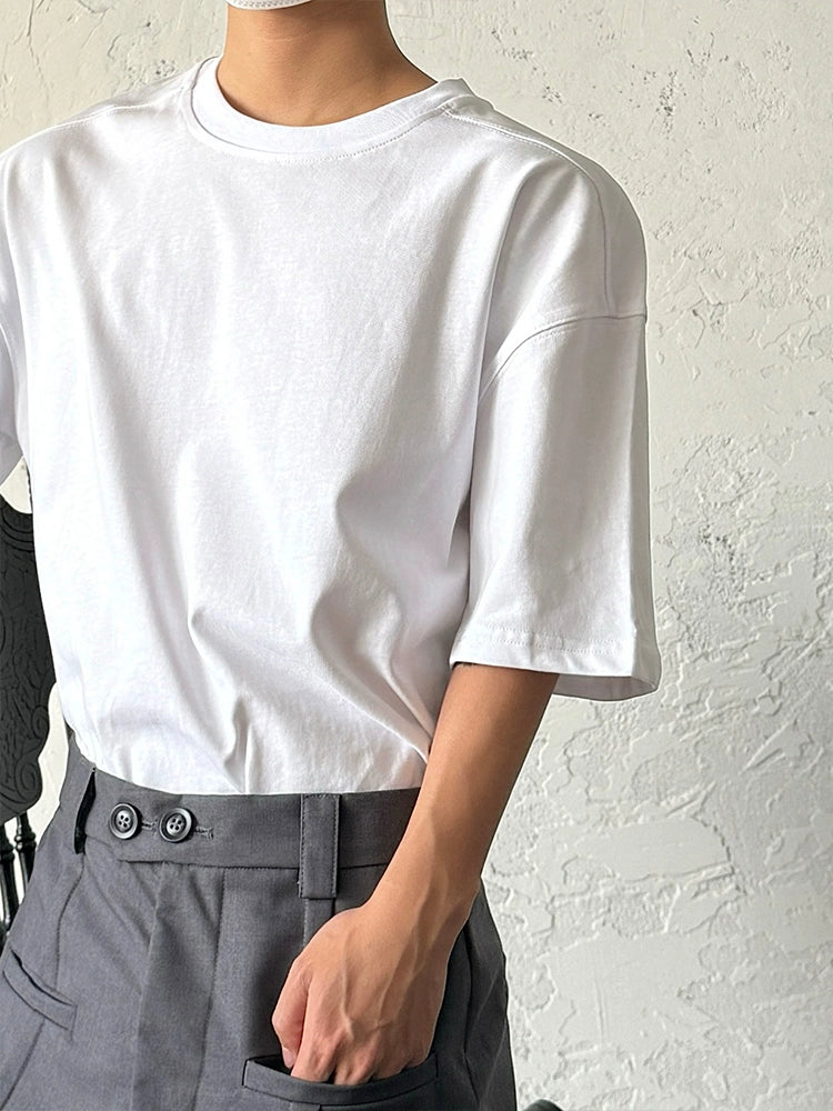 Simple Basic Short Sleeve T-Shirt WN19968