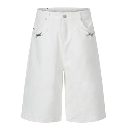 Metal Ornament Half Pants WN25922