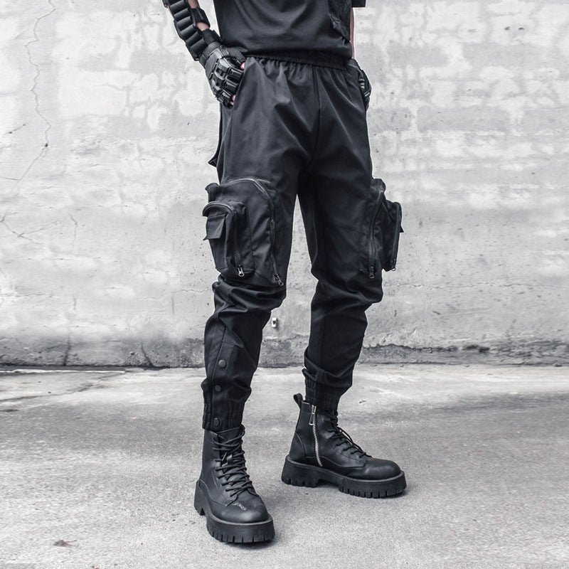 Functional Multi-Pocket Cuffed Cargo Pants WN22525