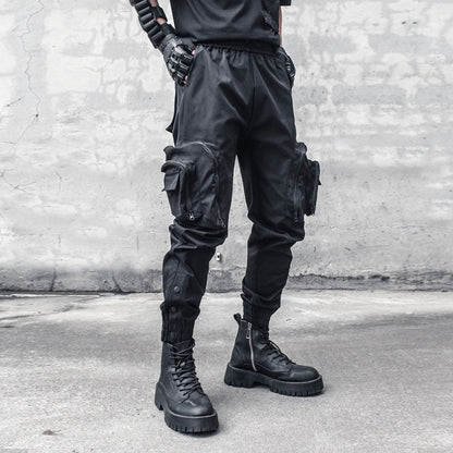 Functional Multi-Pocket Cuffed Cargo Pants WN22525