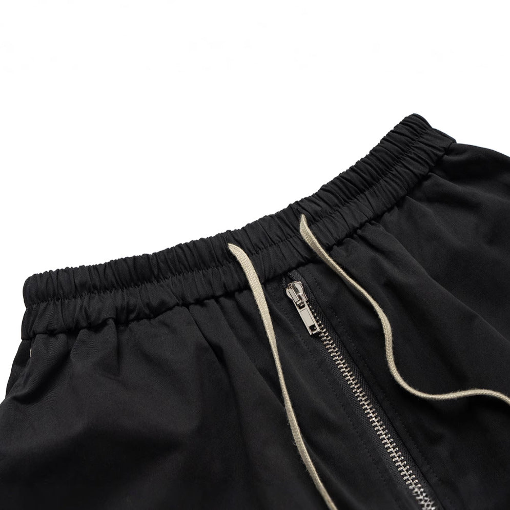 Side Slit Sporty Wide Leg Half Pants WN25670