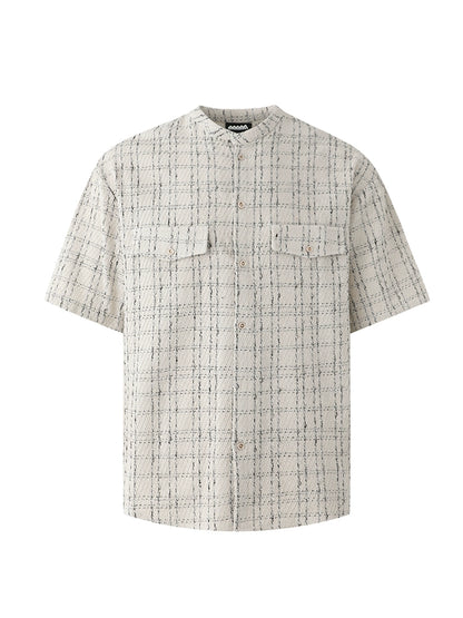 Striped Oversize Knit Shirt WN20276