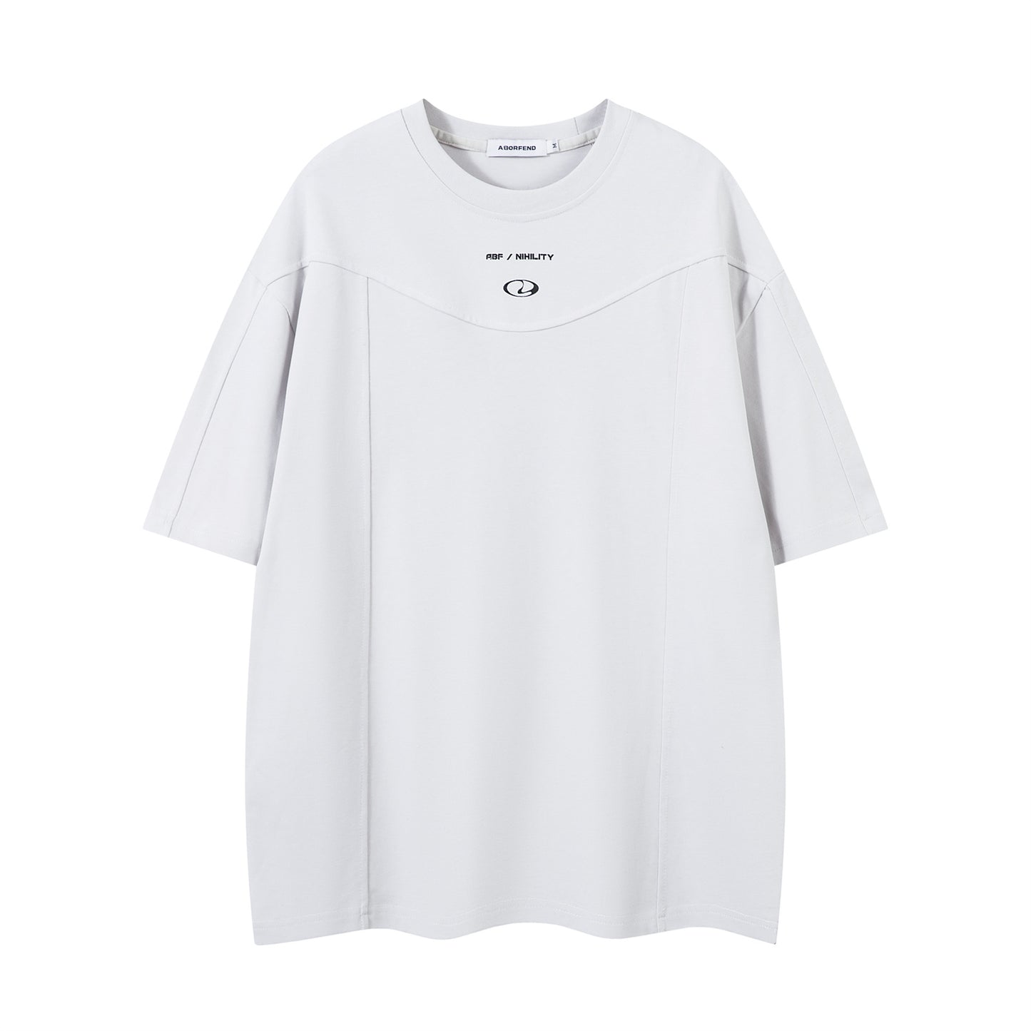 Patchwork Letter Print Short Sleeve T-Shirt WN15062