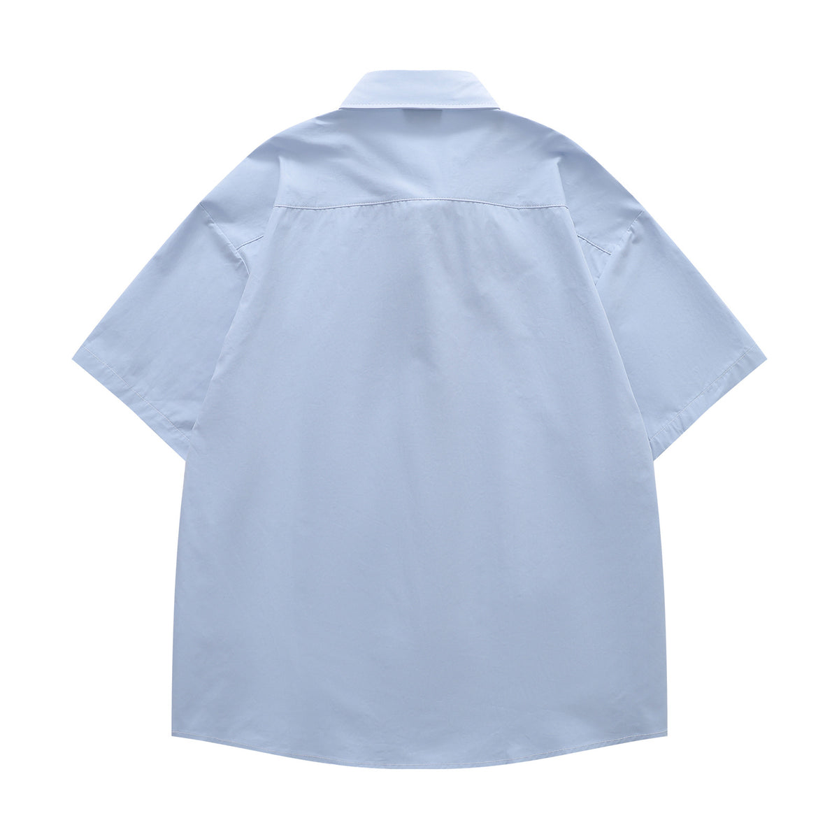 Cat Embroidery Oversize Short Sleeve Shirt WN26845