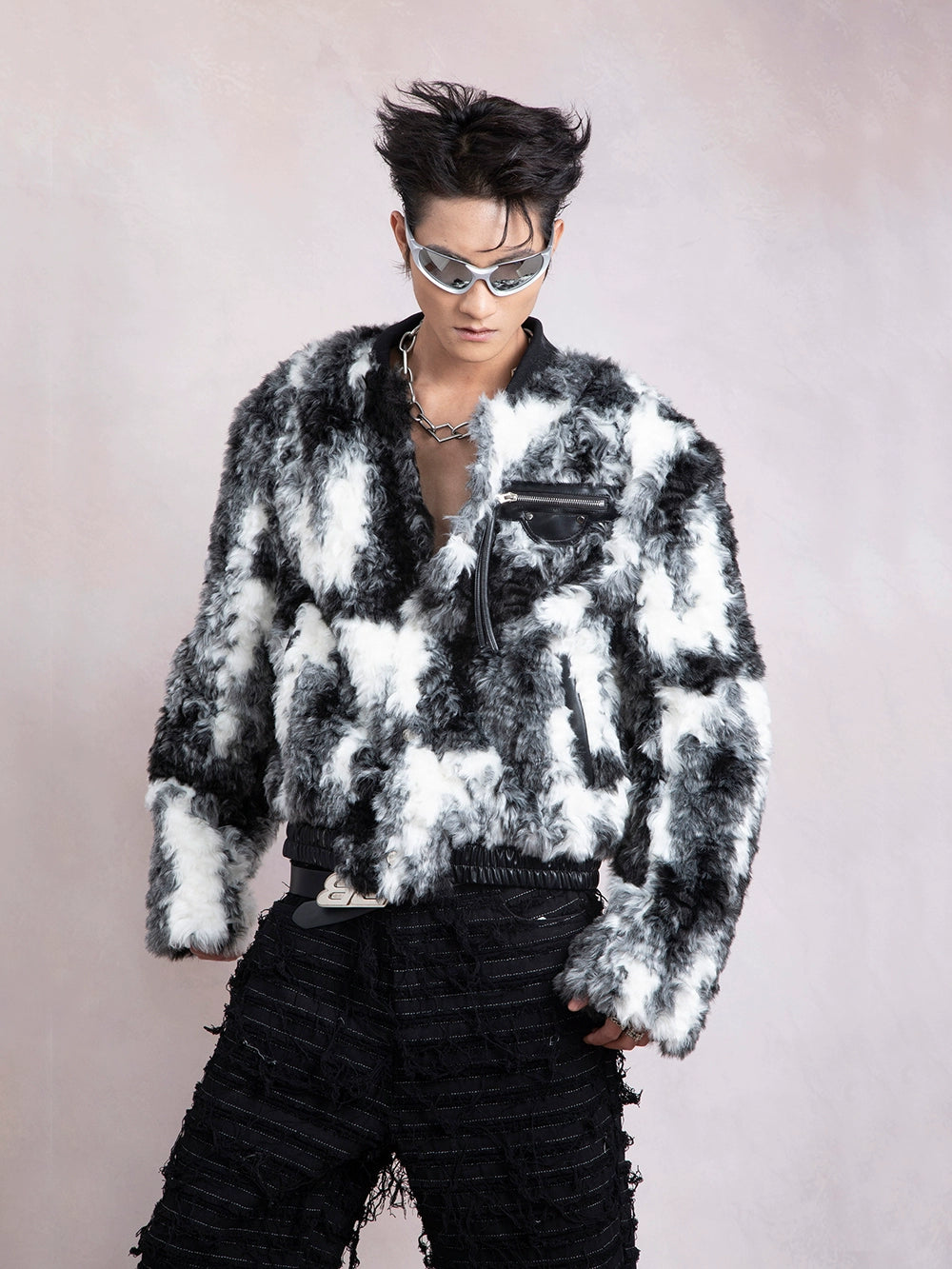 Fake Fur Short Jacket WN9295