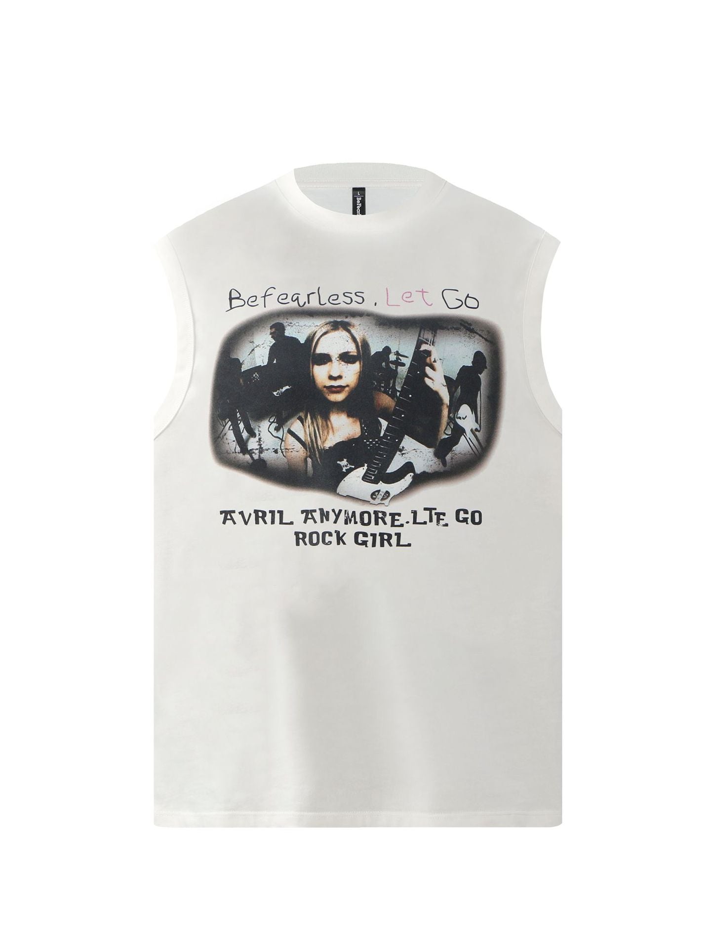 Portrait Graphic Sleeveless T-Shirt WN26241