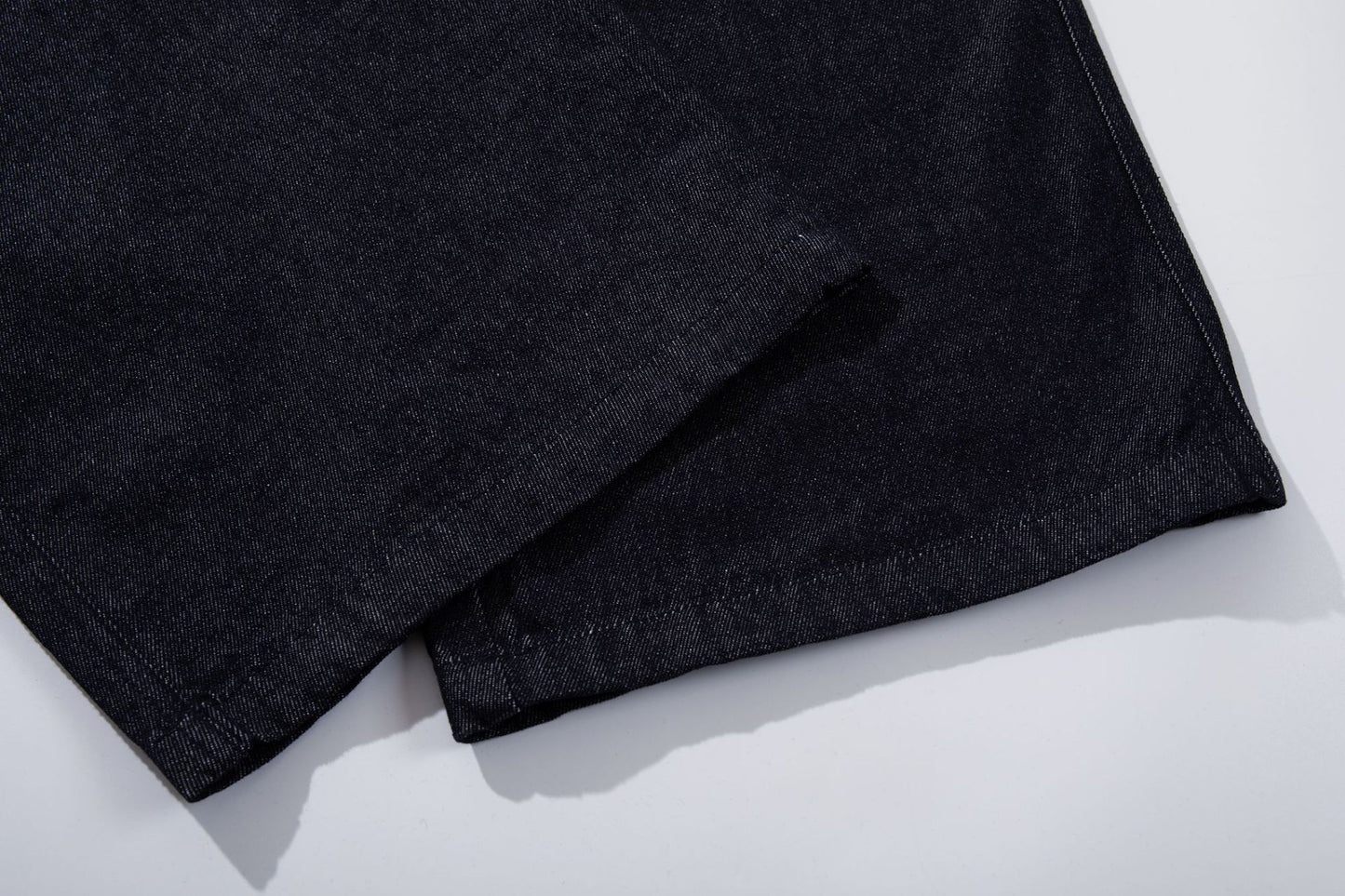 Raw Denim Deconstruction Wide Leg Denim Jeans WN26105