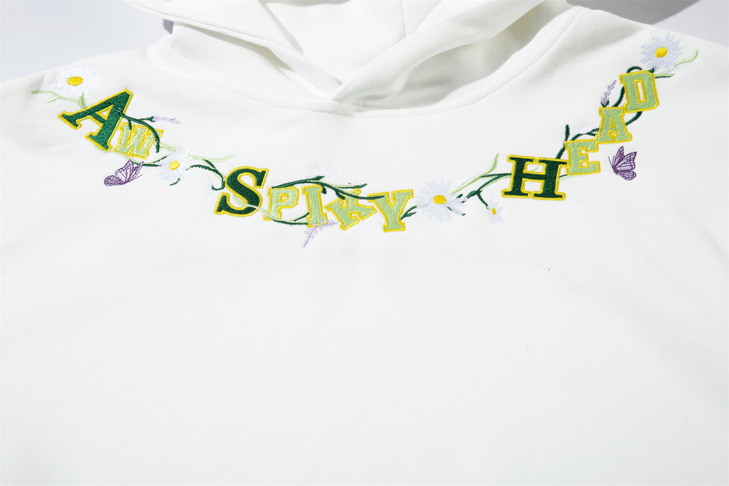 Floral Embroidery Oversize Hoodie WN11424