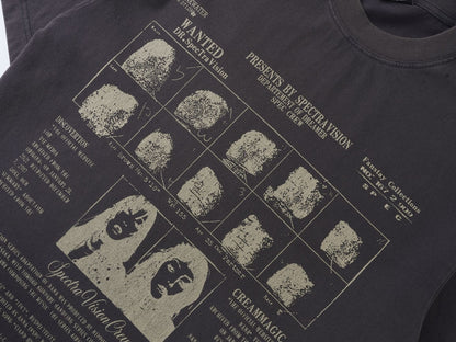 Washed Letter Print Short Sleeve T-Shirt WN25751