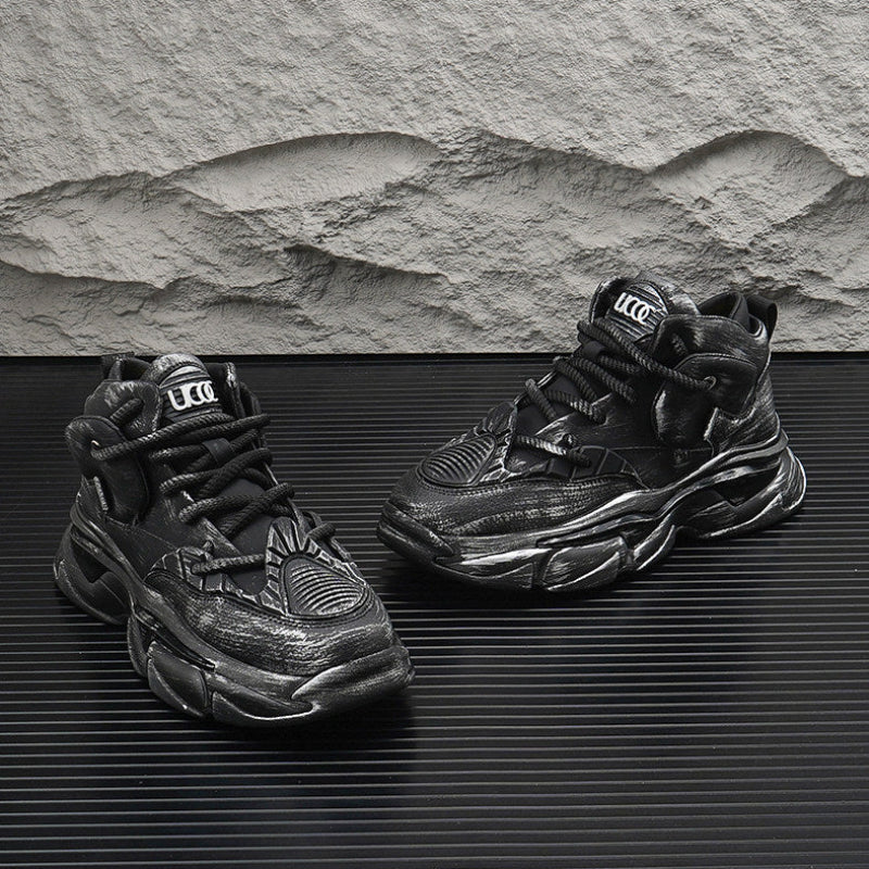 Gradient Sole Height-Increasing Dad Sneakers WN24767