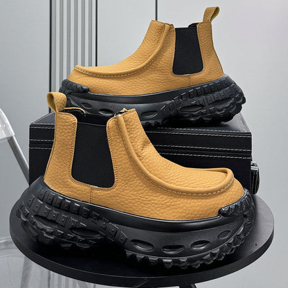 Thick-Sole Height-Increasing Chelsea Boots WN24774