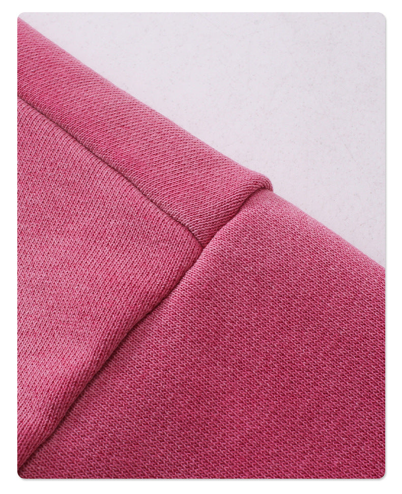 Spray-Dye Washed Oversize Zipper Hoodie WN10009