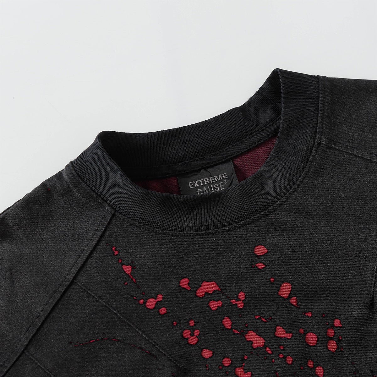 Damage Washed Oversize Short Sleeve T-Shirt WN16127