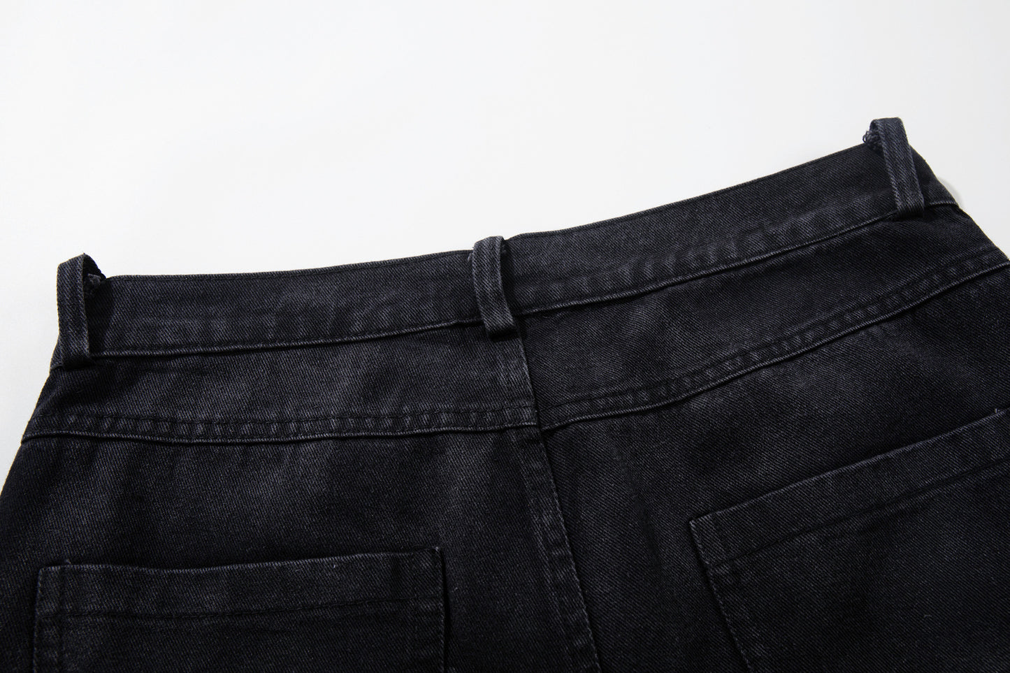Washed Tribal Fade Wide Leg Denim Jeans WN25450