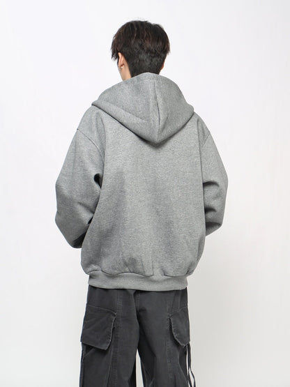 Deconstructed Oversize Zipper Hoodie WN24456