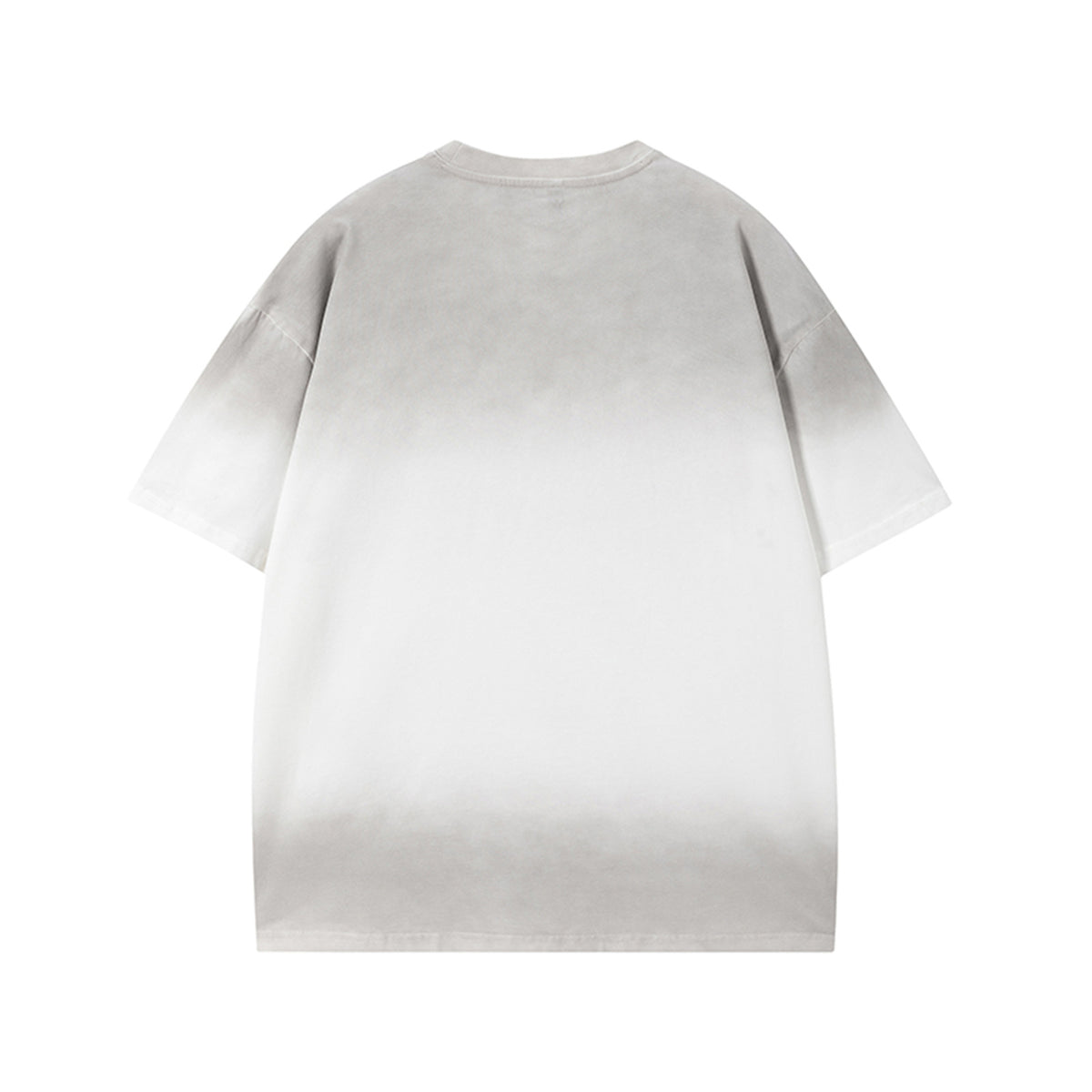 Gradient Paint Letter Short Sleeve T-Shirt WN26957