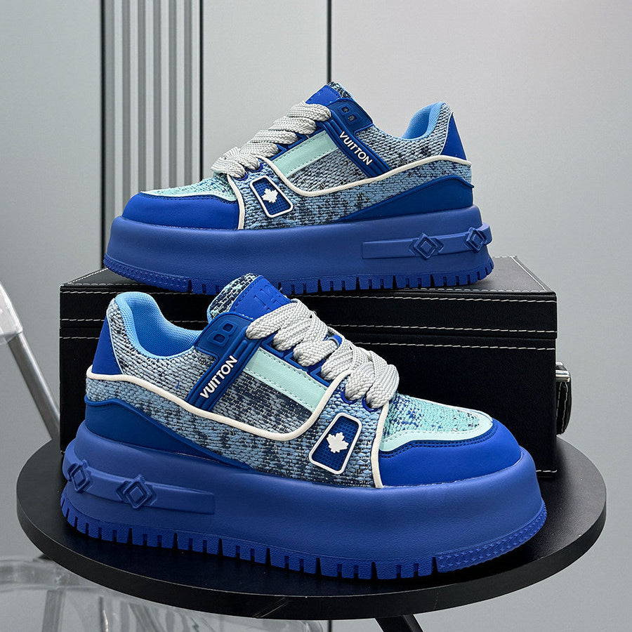 Chunky Platform Strap Lace-Up Sneakers WN24844